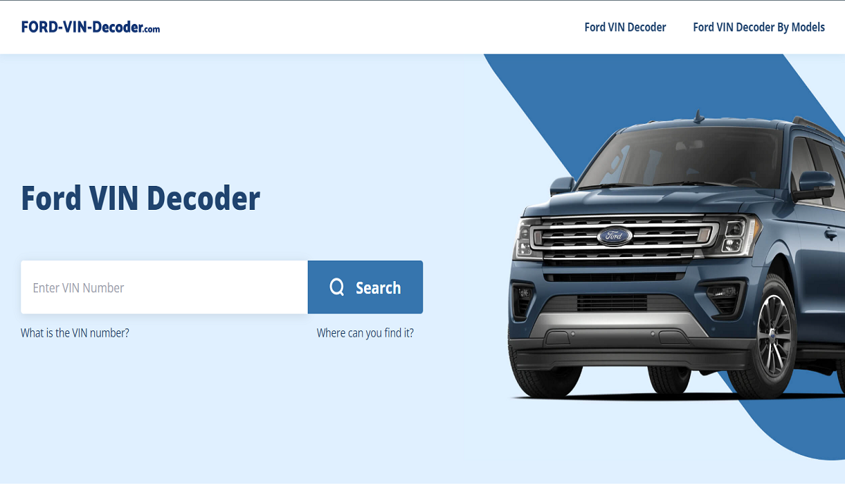 Ford-VIN-Decoder Review: Know Your Car Online Easily